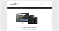 Desktop Screenshot of interface-com.fr